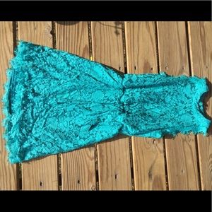 Turquoise Lace Dress